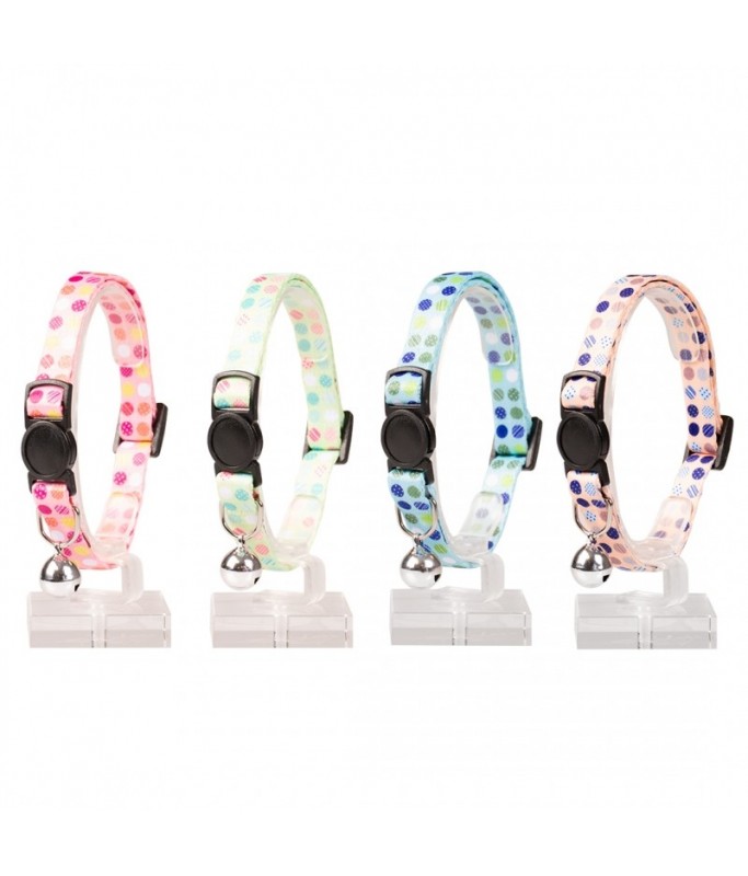 Duvo Cat Collar Nylon Mixed Colors 20 - 30cm / 10mm[Texture - Candy]