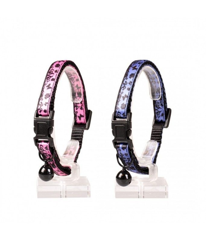 Duvo Cat Collar Nylon Mixed Colors 20 - 30cm / 10mm[Texture - Lace]