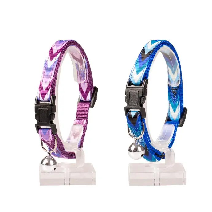 Duvo Cat Collar Nylon Mixed Colors 20 - 30cm / 10mm[Texture - Boho]