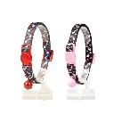 Duvo Cat Collar Nylon Mixed Colors 20 - 30cm / 10mm[Texture - Fish bones 2]