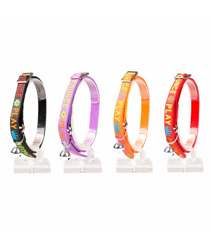 Duvo+ Cat Collar Meow Pvc Mixed Colors 20-30cm / 10Mm