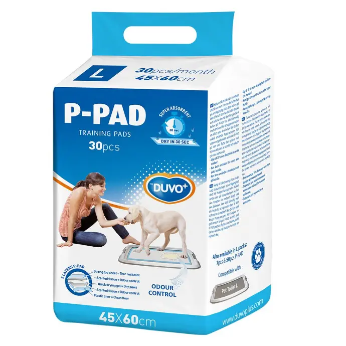 Duvo+ Pet Pad Large (30pcs) 45 x 60cm[Dimension - 45 x 60cm]