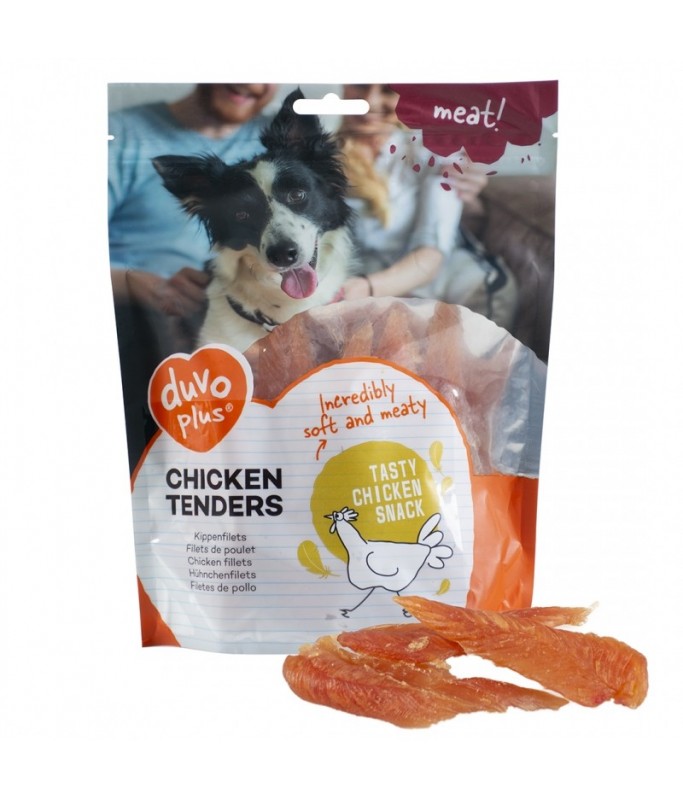 Duvo Dog Snack - 400g[Flavor - Chicken, Options - Tenders]