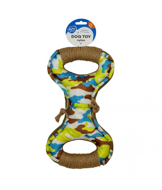 Duvo Camouflage Tug Toy 31 x 17 x 5,5cm - Multicolour