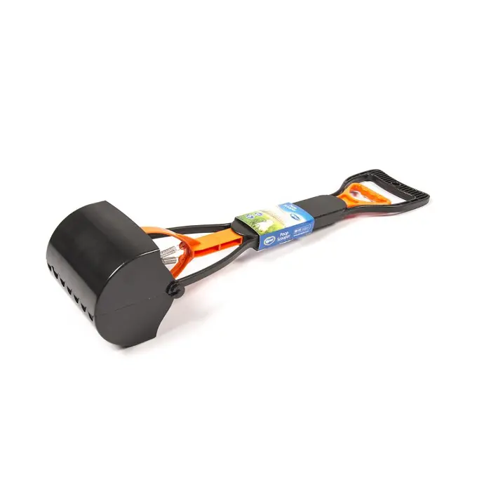 Duvo+ Poop Scooper Black/Orange 60cm[Length - 60cm]