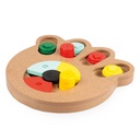 Duvo+ Slide 'N Snack Puzzle - Paw 23.5x21x2.5cm[Dimension - 23.5x21x2.5cm]