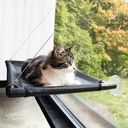 Duvo+ Window Hammock for Cats 66x40x2,5cm Black