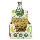 Duvo+ Garden Bites Fruity Dental Swirls 16cm - 18g Mixed Colors, (Min Order - 45pcs)