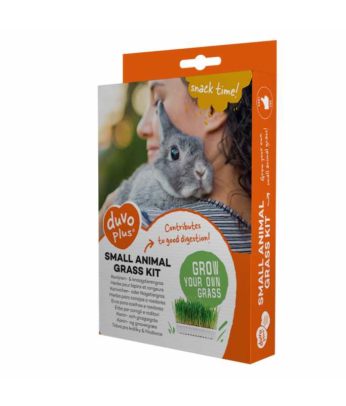 Duvo+ Rabbit & Small Animal Grass Kit 70g - 17.5x13x3cm[Weight - 70g]