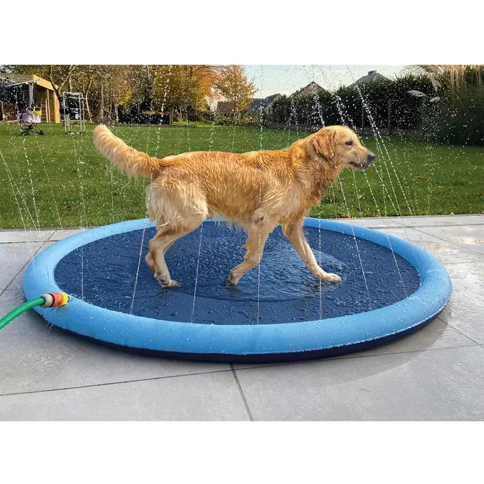 Duvo+ Splash Play Mat Blue[Diameter - 150x1.5cm]