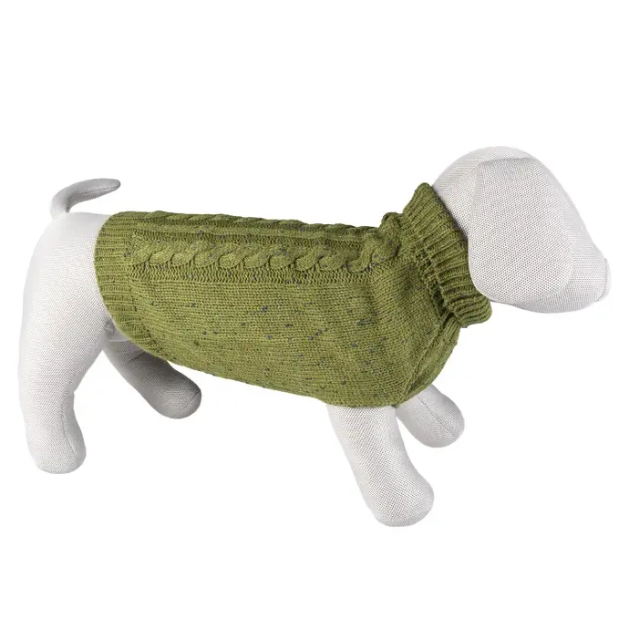 Duvo+ Dog Sweater Cozy, Green[Size - L]