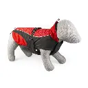 Duvo+ Dog Jacket Hi Vis Casual Red/Black[Size - M]