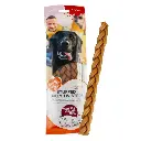 Duvo+ Chew! Stuffed Bully Twisters 25,4cm - 3pcs - 198g, Brown