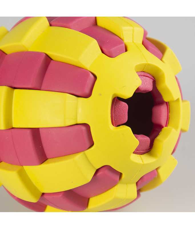 Duvo+ Rubber Pitahaya Ball Dispenser Dog Toy 6,5x6,5x6,5cm Multicolour