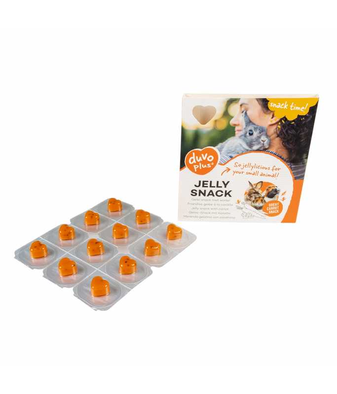 Duvo+ Small Pets Jelly Snack Carrot 12pcs x 1.2g