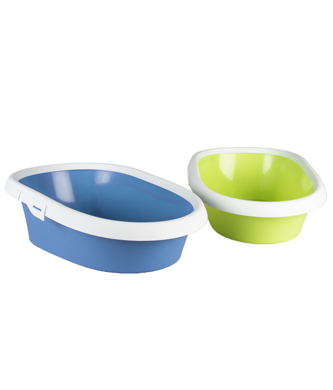 Duvo+ Litter Tray Excalibur with Rim 58x39x17cm, Mixed Colors