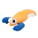 Duvo+ Plush & Latex Lobster 24x18.5x6.5cm orange/blue