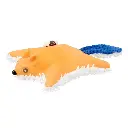 Duvo+ Plush & Latex Flying Squirrel Orange/Blue, 31x17x5cm