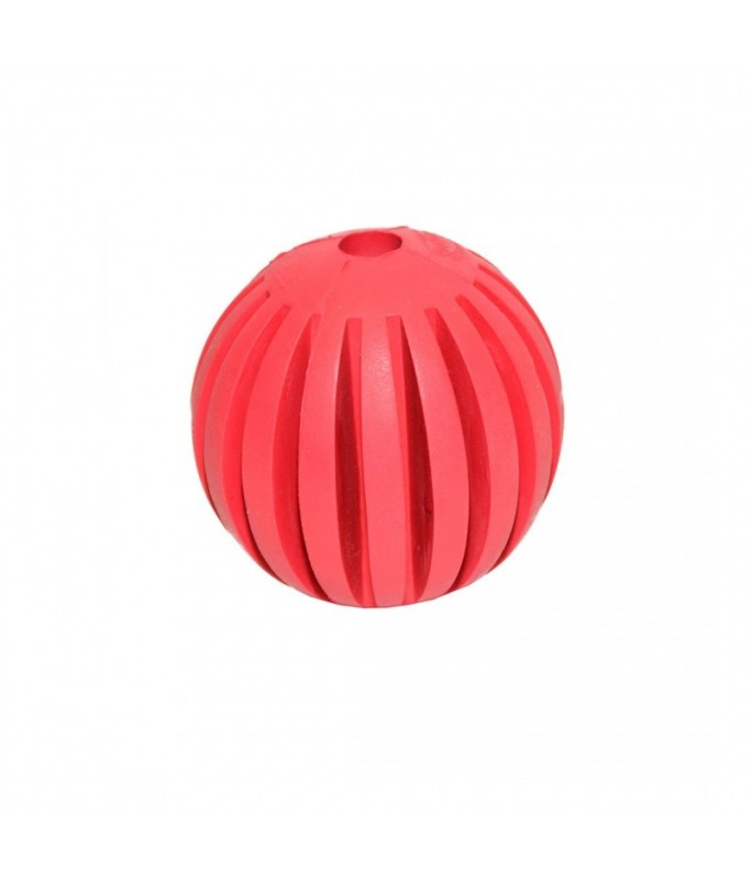 Duvo Rubber Tanzanian Ball Red/Green 7.5cm - Dog Toy[Diameter - 7.5cm]