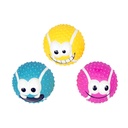 Duvo+ Latex Tennis Ball Smiley Mix 5cm Mixed Colors[Size - 5cm]