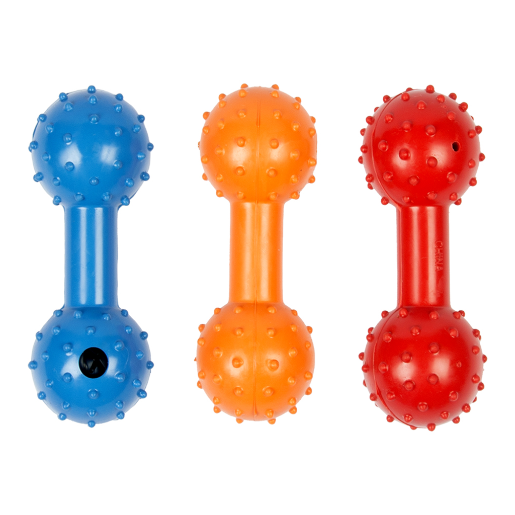 Duvo+ Rubber Dumbell Mix Mixed Colors - 11cm