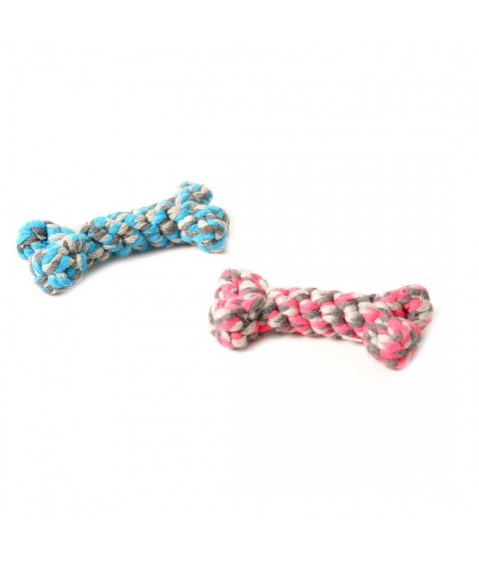 Duvo Knotted Cotton Bone - 8cm[Length - 8cm]