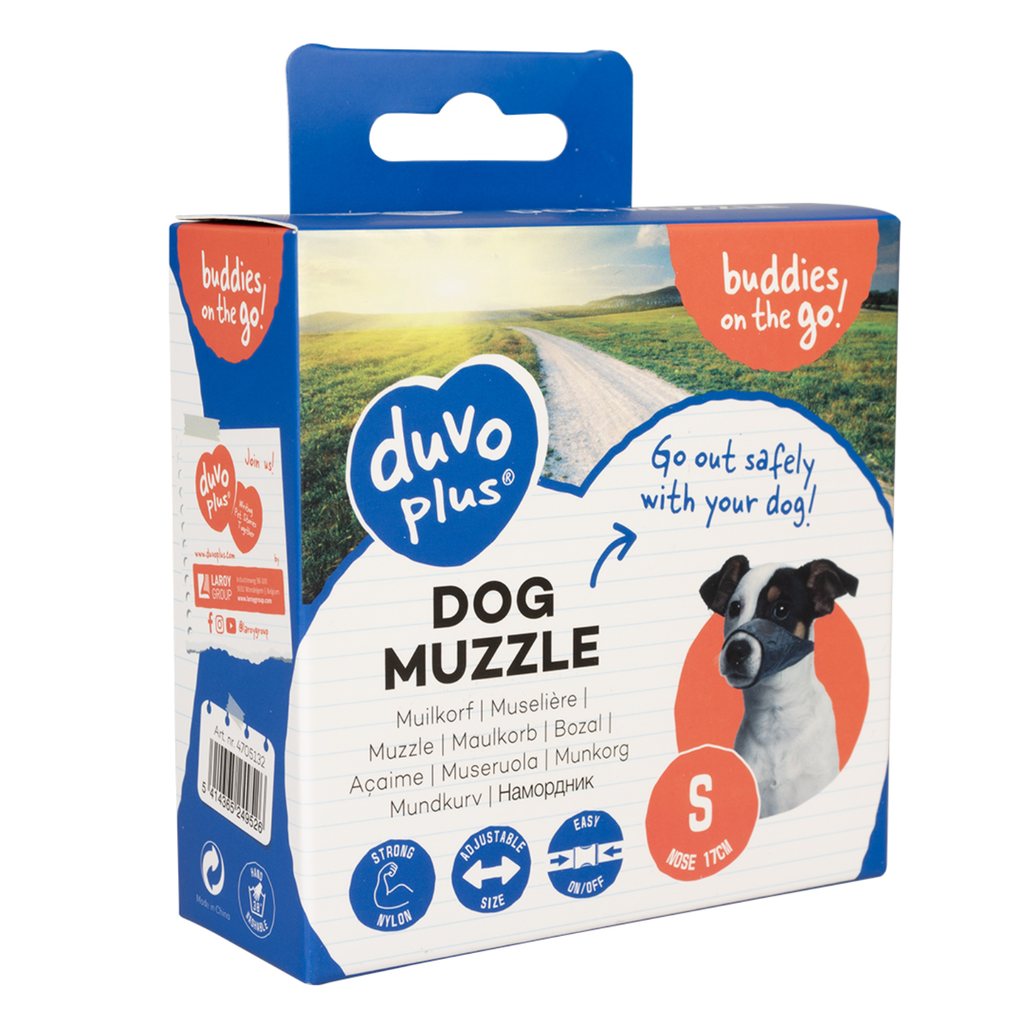 Duvo+ Dog Muzzle Nylon[Dimension - 43-64cm]