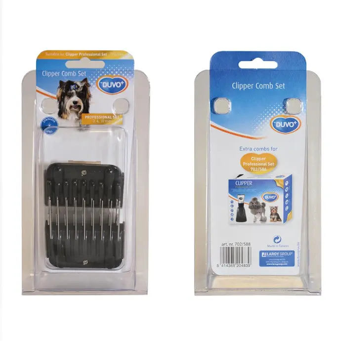 Duvo Clipper comb set for professional set 3 - 6 - 10mm (Suitable For Andis & Duvo+ Clipper)