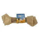 Duvo Raw Hide Bone Knot 15cm,50 - 60g[Length - 15cm]