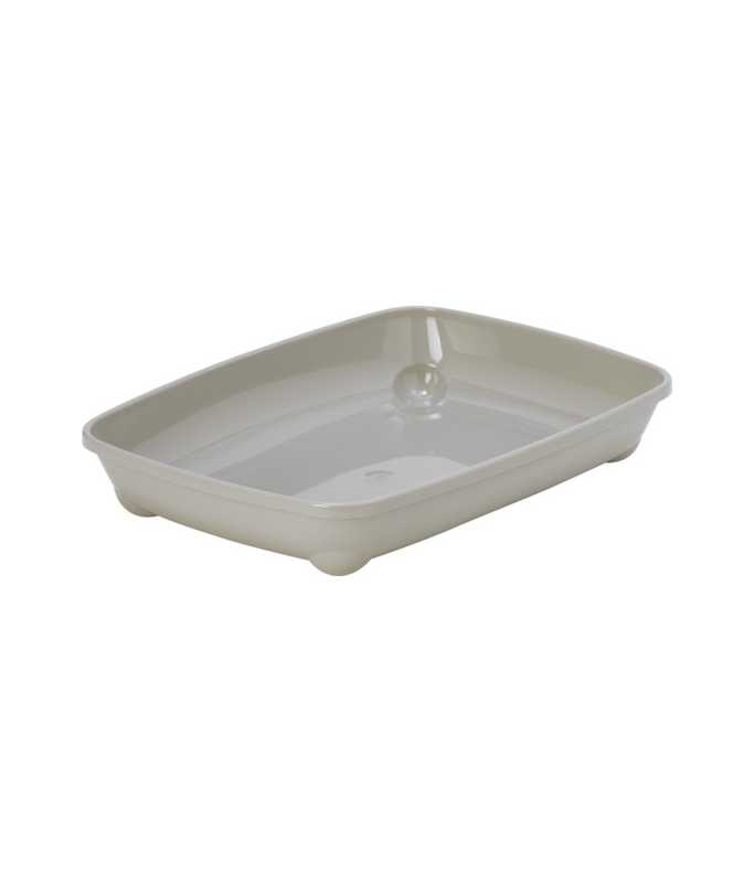 Moderna Arist-O-Tray-Cat Litter Tray 36.7 x 27.1 x 6.2 cm [Color - Grey, Size - S]