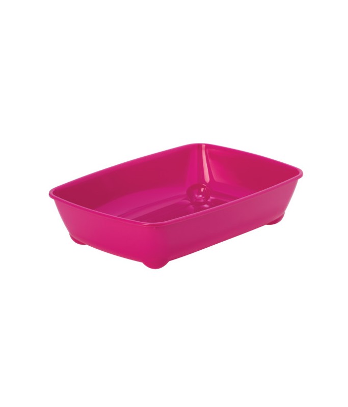 Moderna Arist-O-Tray-Cat Litter Tray 49.3 x 37.5 x 11.4 cm-Pink