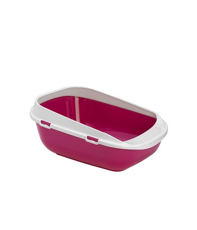 Moderna Mega Step-Cat Litter Tray (C284)[Color - Pink]