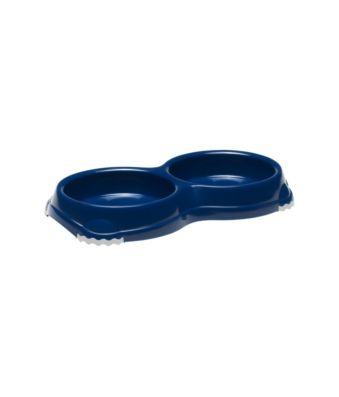 Moderna Double Smarty Bowl[Color - Blue, Size - XS]