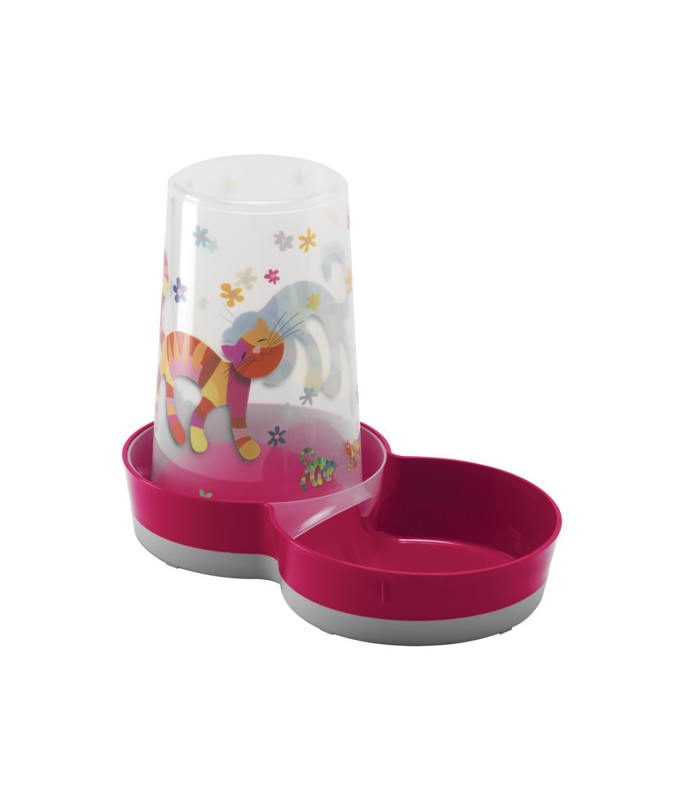 Moderna Tasty-Dispenser Bowl[Color - Pink, Size - L]