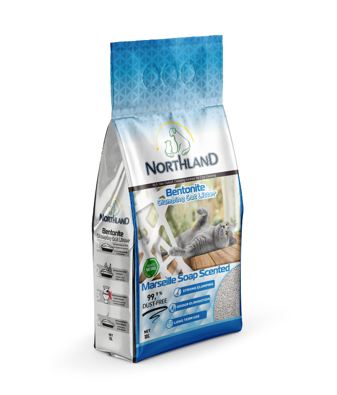 Northland Bentonite Clumping Cat Litter - Marseille Soap [Volume - 10L]