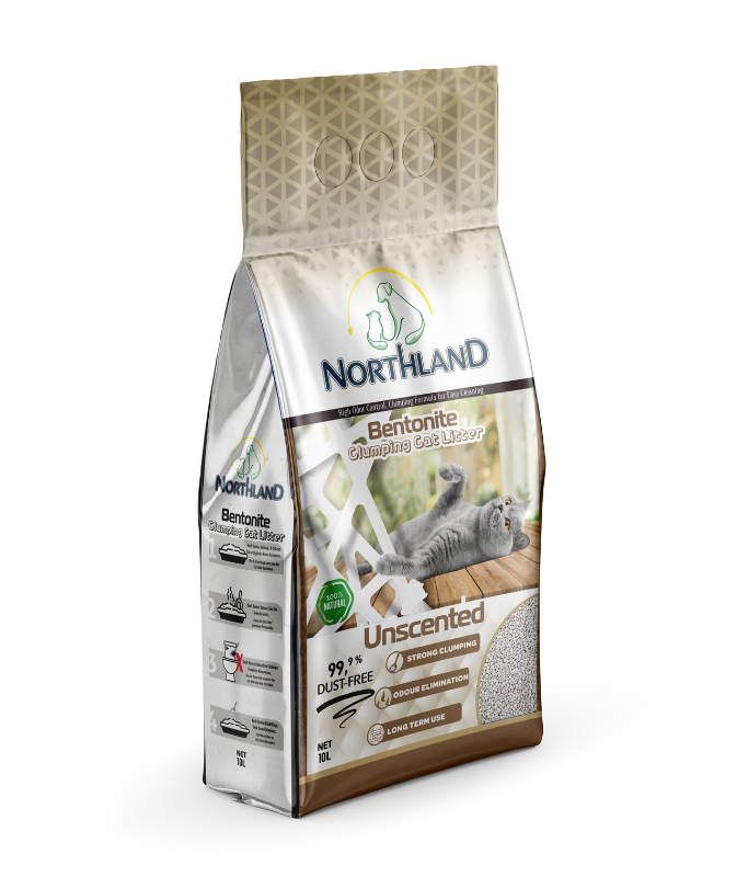 Northland Bentonite Clumping Cat Litter - Unscented [Volume - 10L]