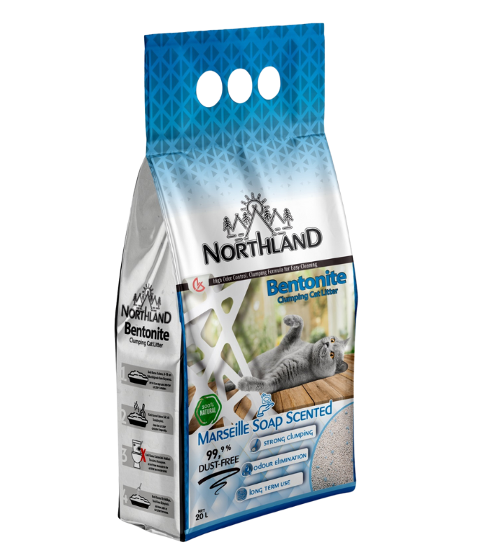 Northland Bentonite Clumping Cat Litter - Marseille Soap [Volume - 20L]