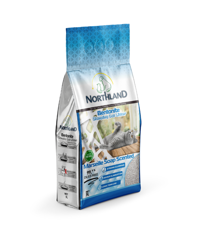 Northland Bentonite Clumping Cat Litter - Marseille Soap [Volume - 5L]