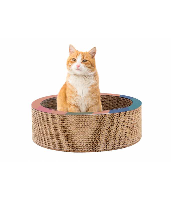 Pado Cat Scratcher Round with Catnip 44x11h cm