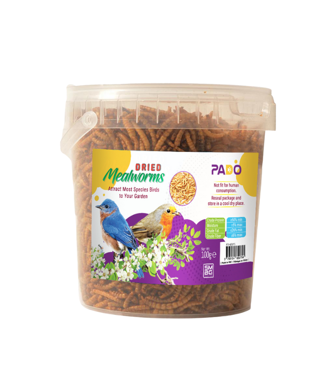 Pado Dried Mealworms [Weight - 100g]