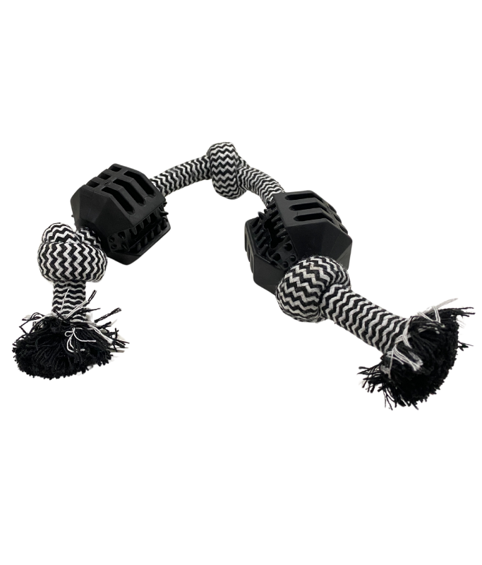 Pado TPR Toy with Rope 3 Knot 43x7.2x7.2 cm