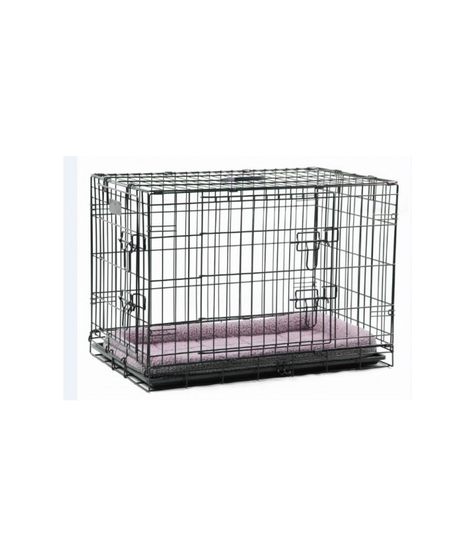 Paw Pals Classic Wire Crate With Bed[Dimension - 62 x 43.5 x 50cm]