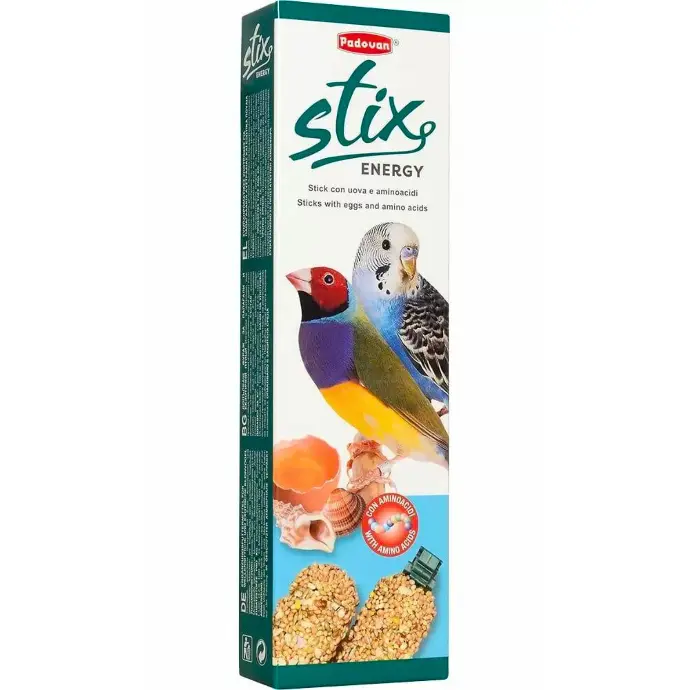 Padovan  Stix Energy Cocorite and Esotici (Budgies/small exotic birds)-80gm