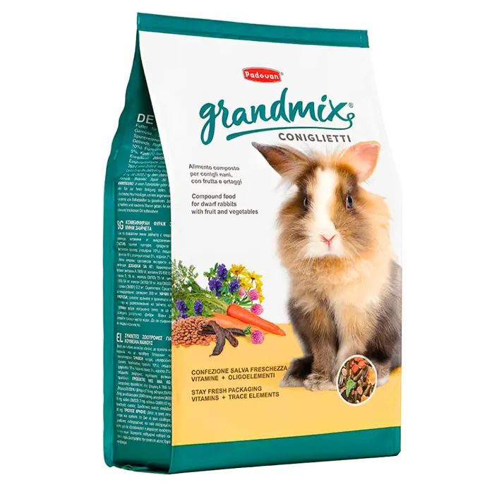 Padovan Grandmix Coniglieti(Bunnies) For Rabbit[Weight - 3kg]