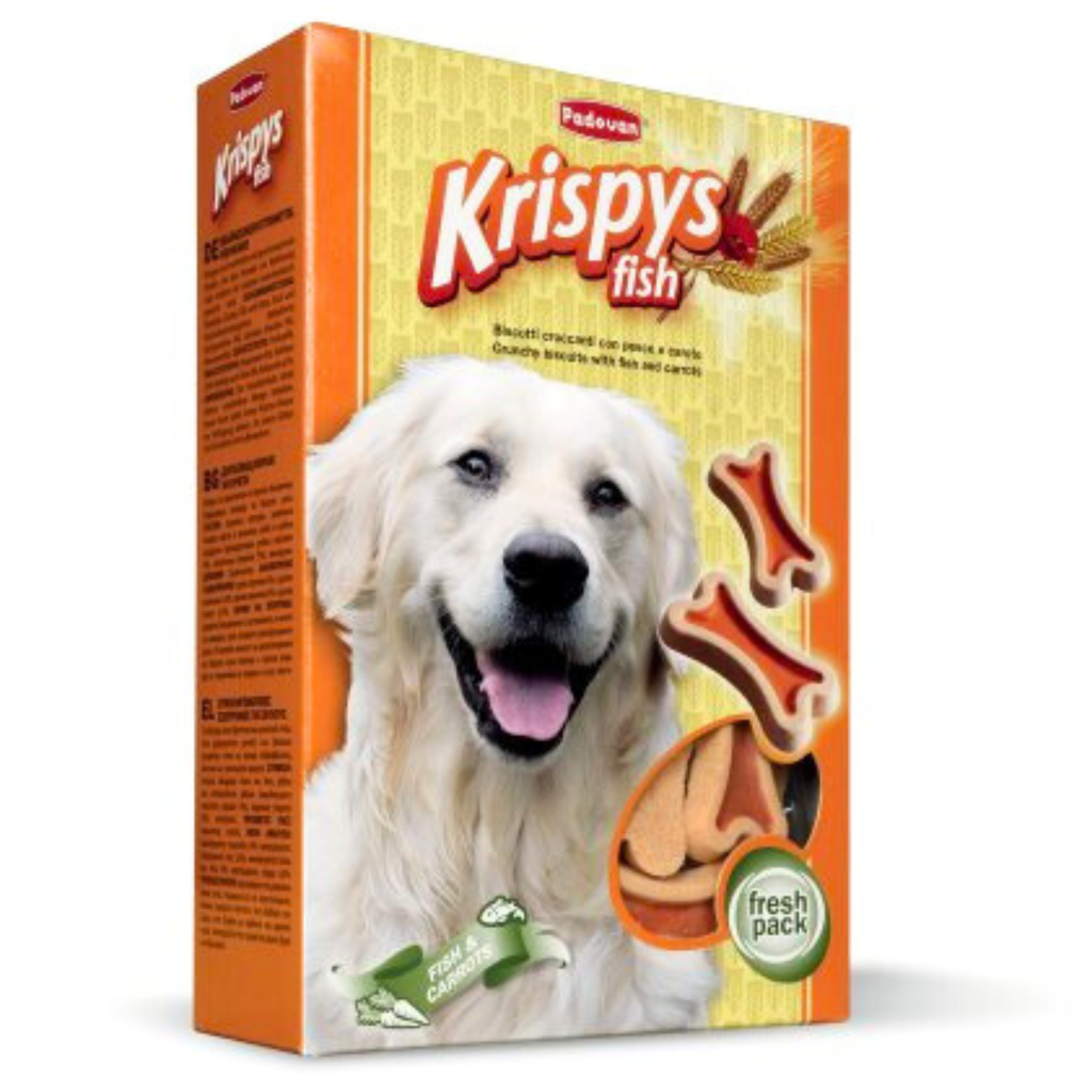 Padovan Krispys Fish 500gm (Dog Biscuits)