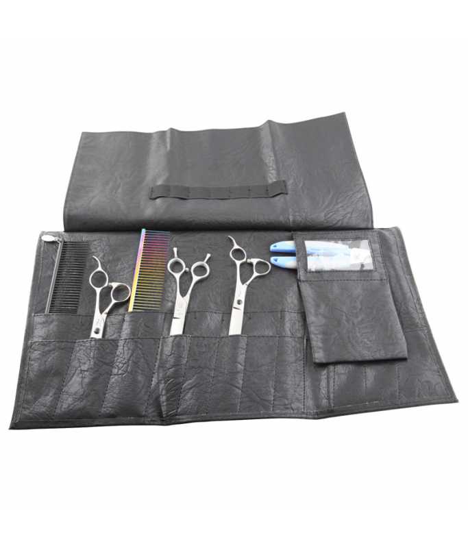 Shernbao Artificial Leather Pouch/ Tool Case - Black Color