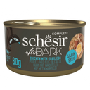Schesir After Dark Wholefood In Broth For Cat - Chicken With Quail Egg 80g (Min Order- 12 Cans)