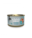 Schesir Silver Senior Cat Wholefood - Tuna And Mackerel 70g (Min Order- 12 Cans)