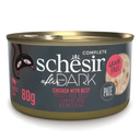 Schesir After Dark Patè For Cat - Chicken With Beef 80g (Min Order- 12 Cans)