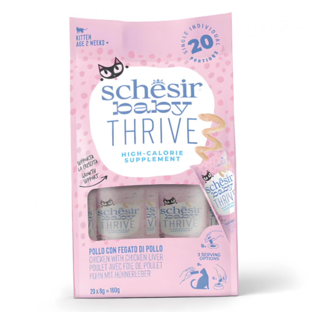 Schesir Baby Thrive Mousse Kitten - Chicken 160g (20x8g)